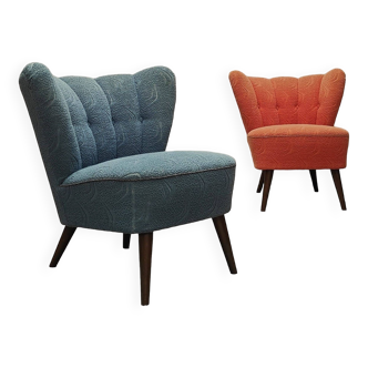 Pair of cocktail armchairs, 1960