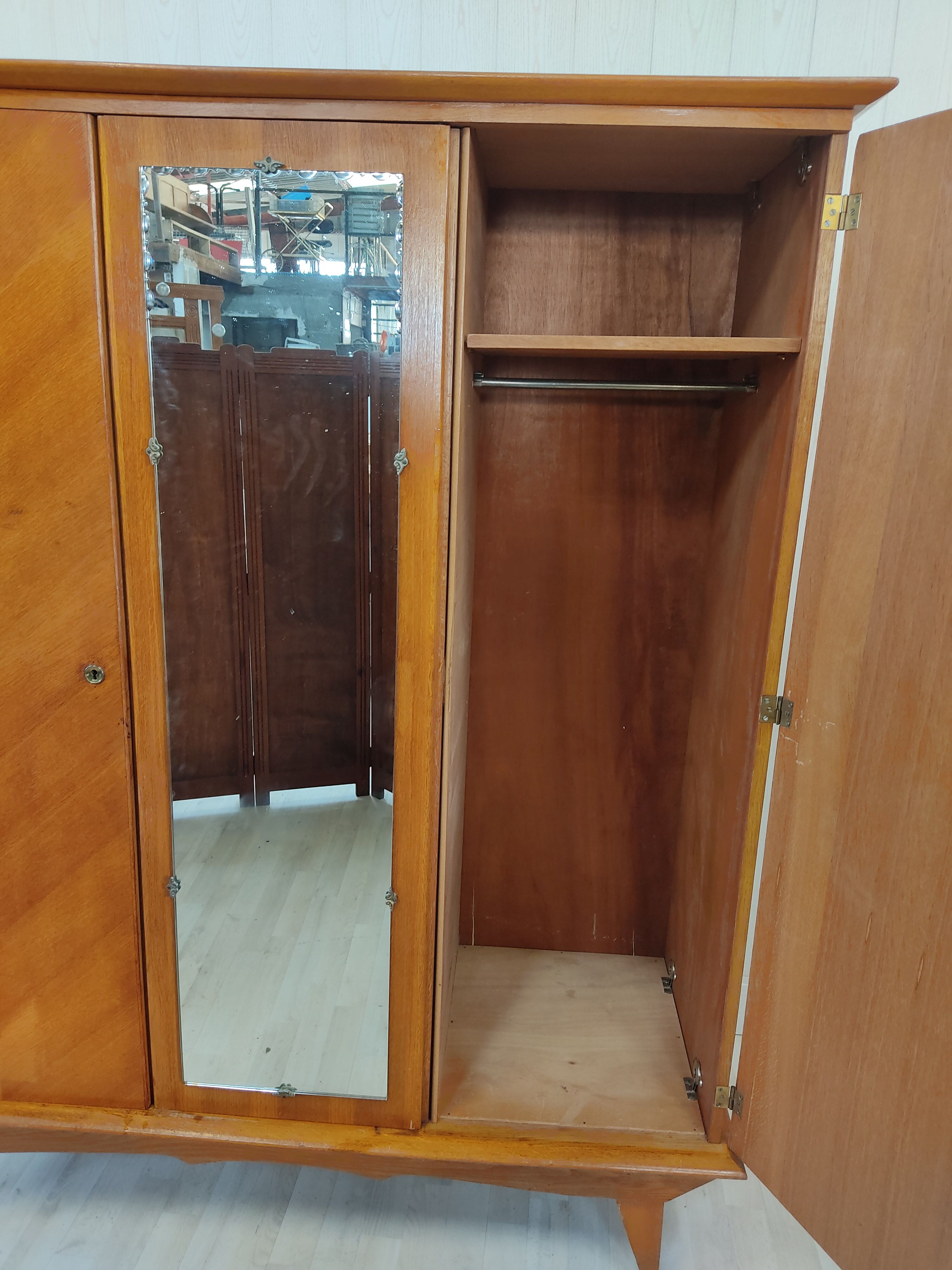 Vintage cabinet feet compass