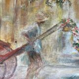 F.Fosso "Genovese" oil on canvas