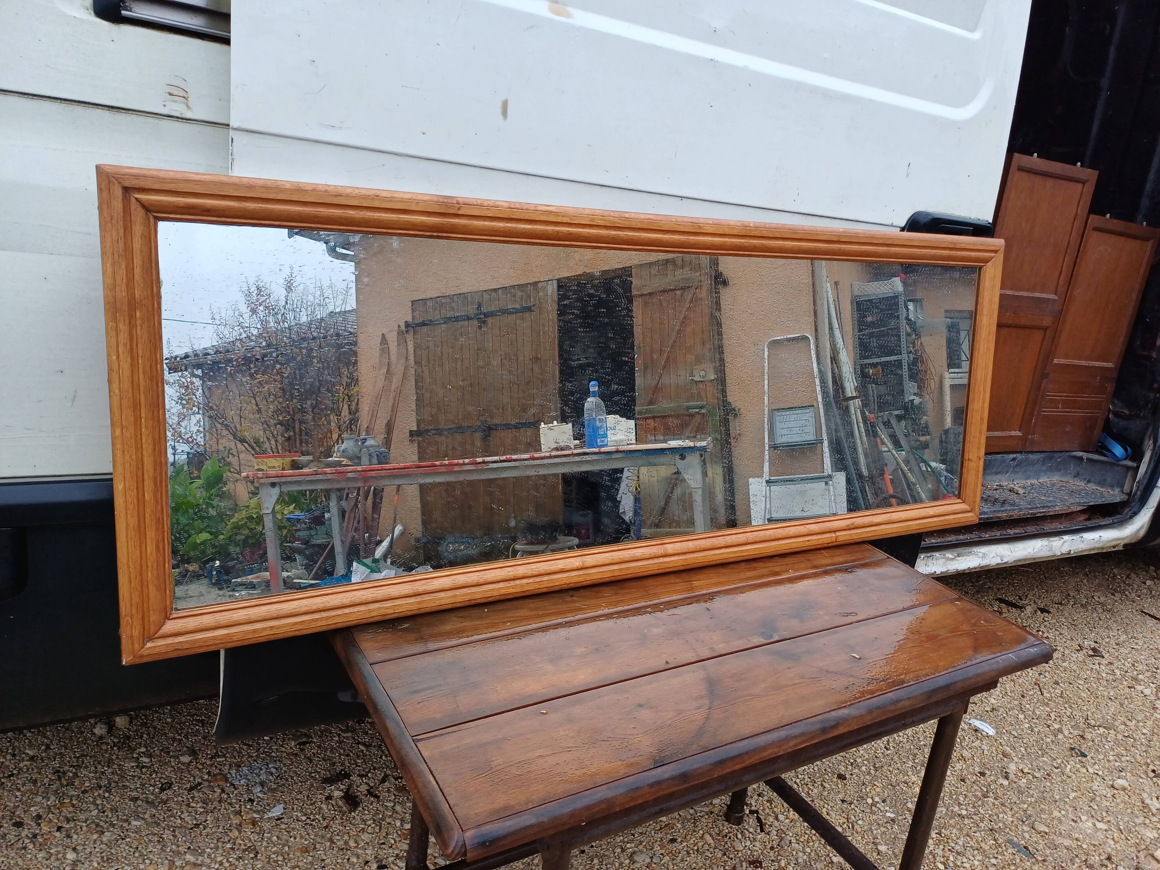 Oak mirror from the 1930s