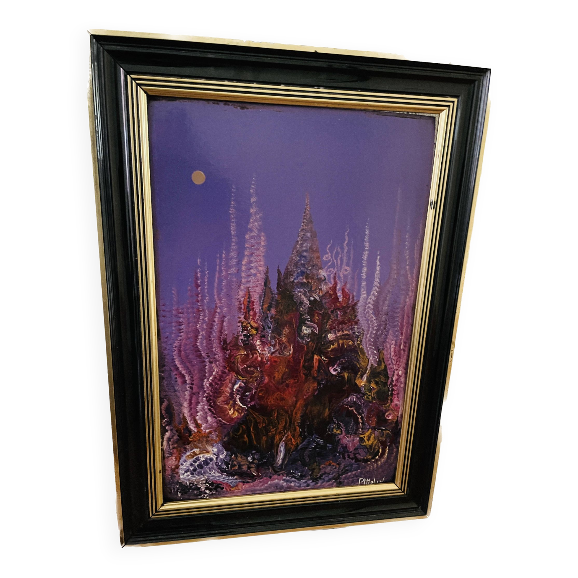 Painting "The Crazy Wave" by Philippe Molin