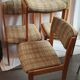4 chaises scandinave de 1960
