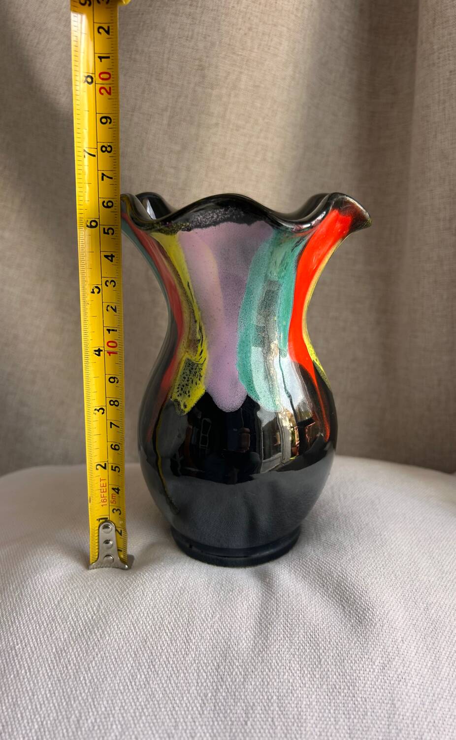Superb Vintage Vallauris Vase - Psychedelic Decor