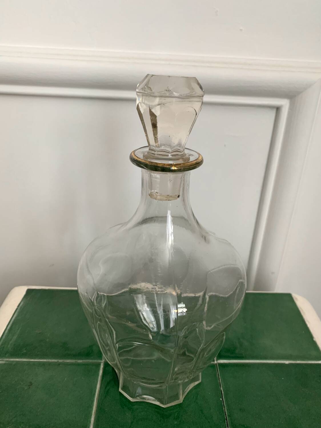 Vintage glass carafe