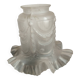 old frosted glass tulip globe