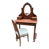 Coiffeuse de style Louis XVI avec sa chaise, 1925