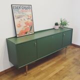 Vintage khaki green buffet