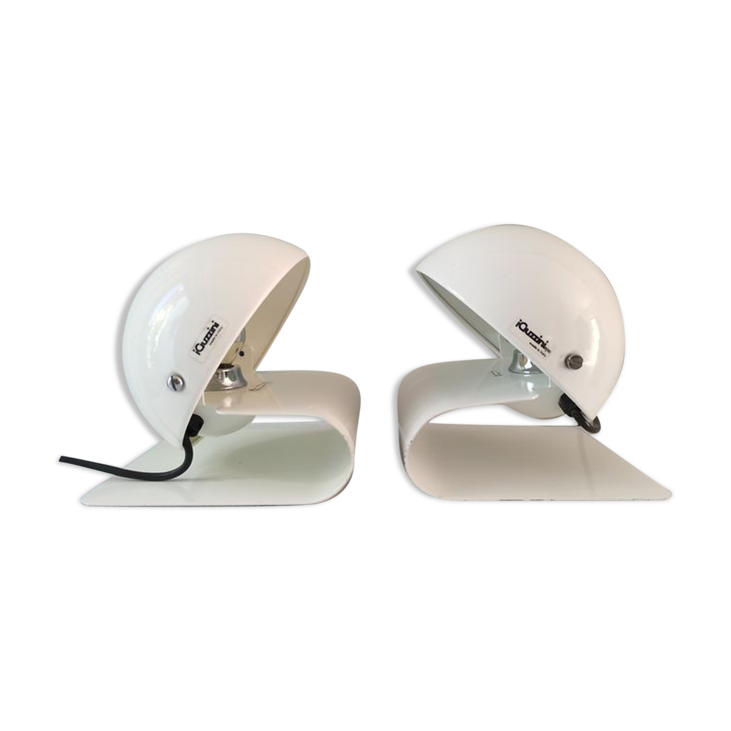 Pair of Guzzini lamps by Giuseppe Cormio "Bugia"
