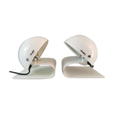 Pair of Guzzini lamps by Giuseppe Cormio "Bugia"
