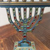 Menorah nine-branched candlestick