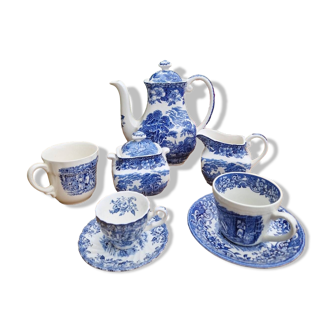 Service à thé/café en porcelaine anglaise Enoch wedgwood woodland