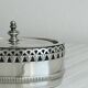 Vintage metal butter dish