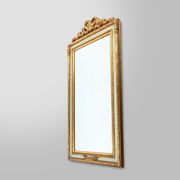 Baroque Rococo style gold leaf decorated Mirror, France 1950s