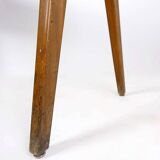 Vintage beech table compass feet by Robin Day for Hille, United Kingdom 1950s