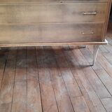 Spindle foot chest of drawers