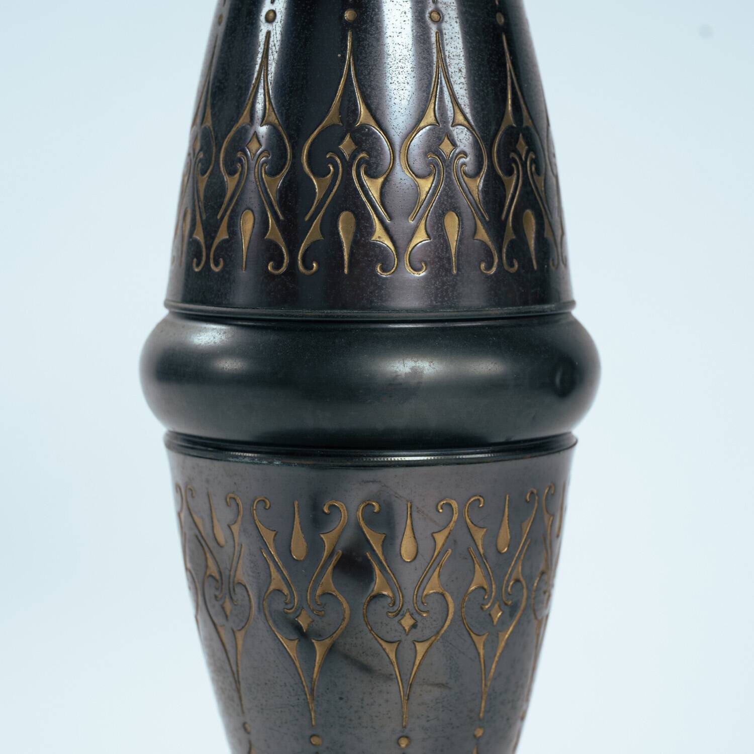 Dutch Art Nouveau occasional table with floral relief decor, 1920s