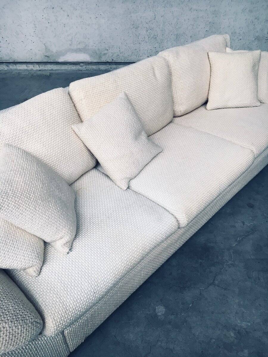 Mid-Century Modern Design Boucle Wool 3-Seater Sofa, 1960s