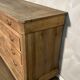 Louis Philipe chest of drawers in solid walnut, airbrushed