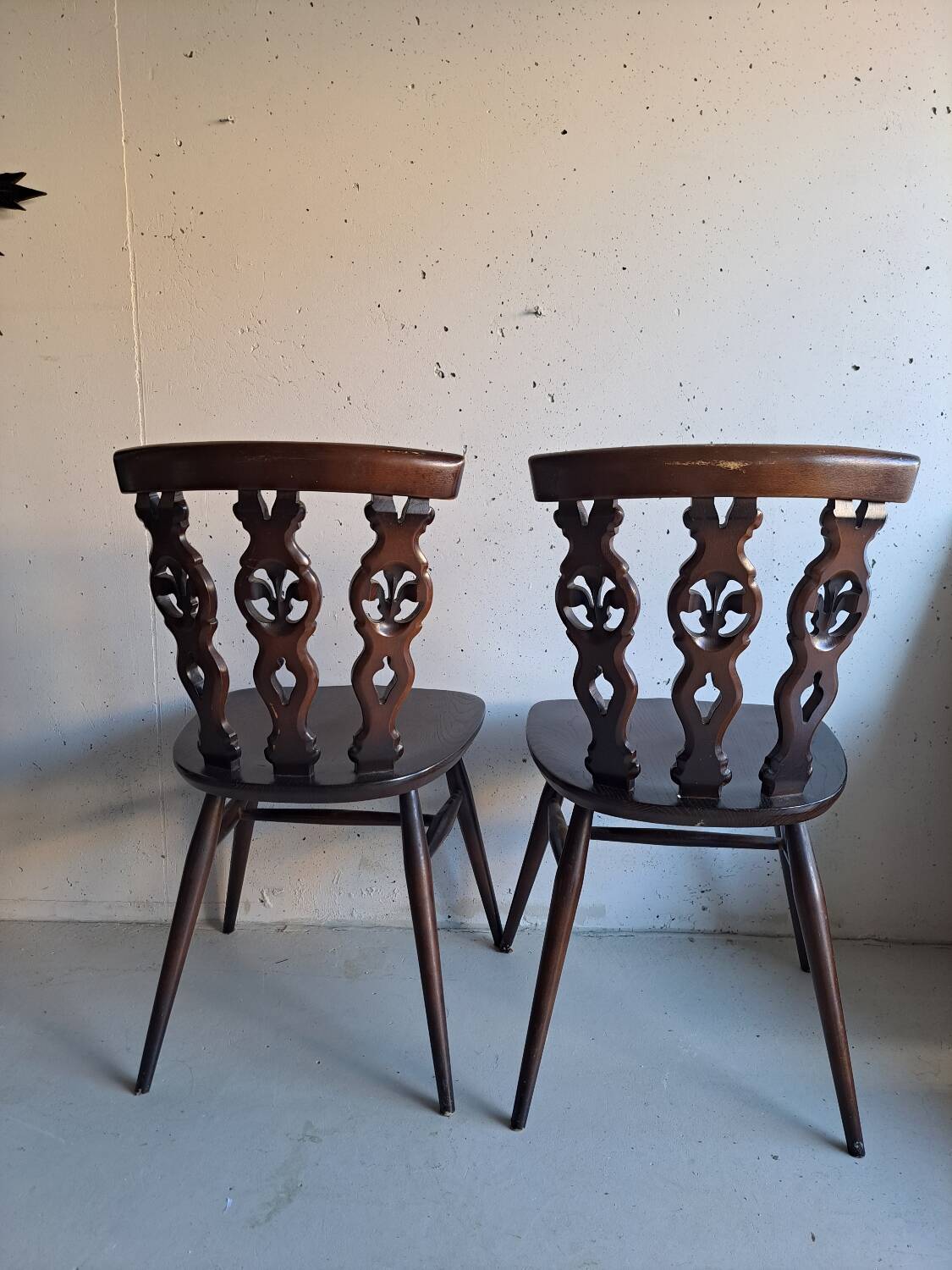 Pair of vintage 60's Ercol chairs