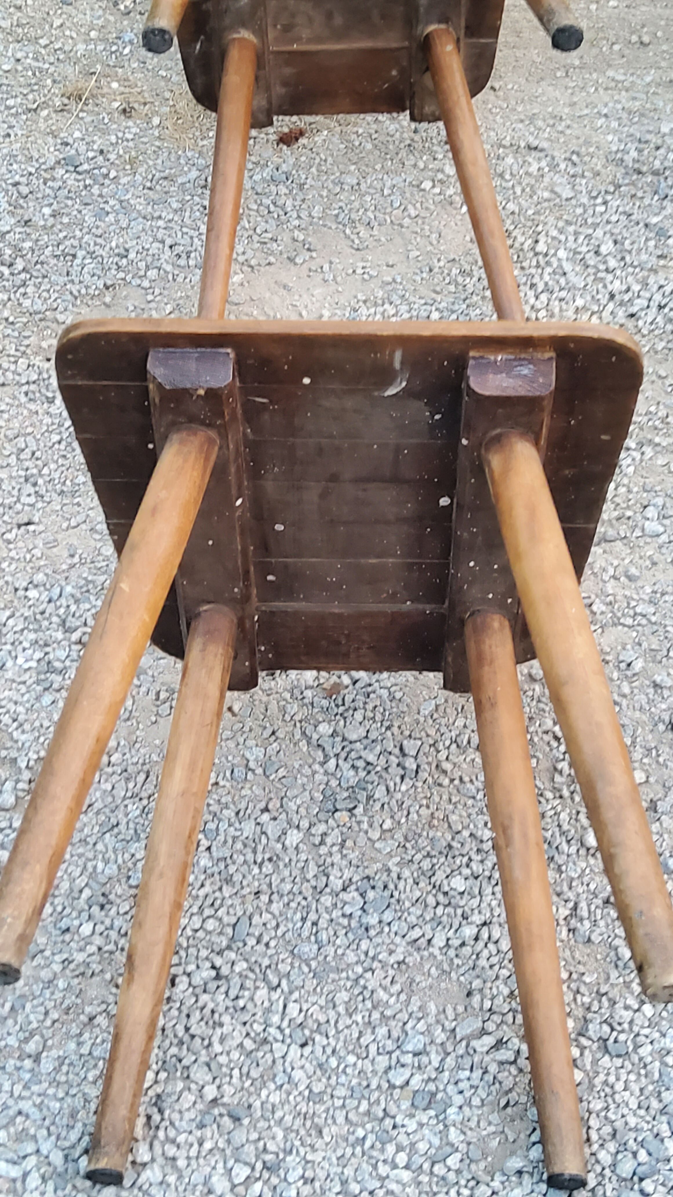 Set of 4 Scandinavian style beech chairs