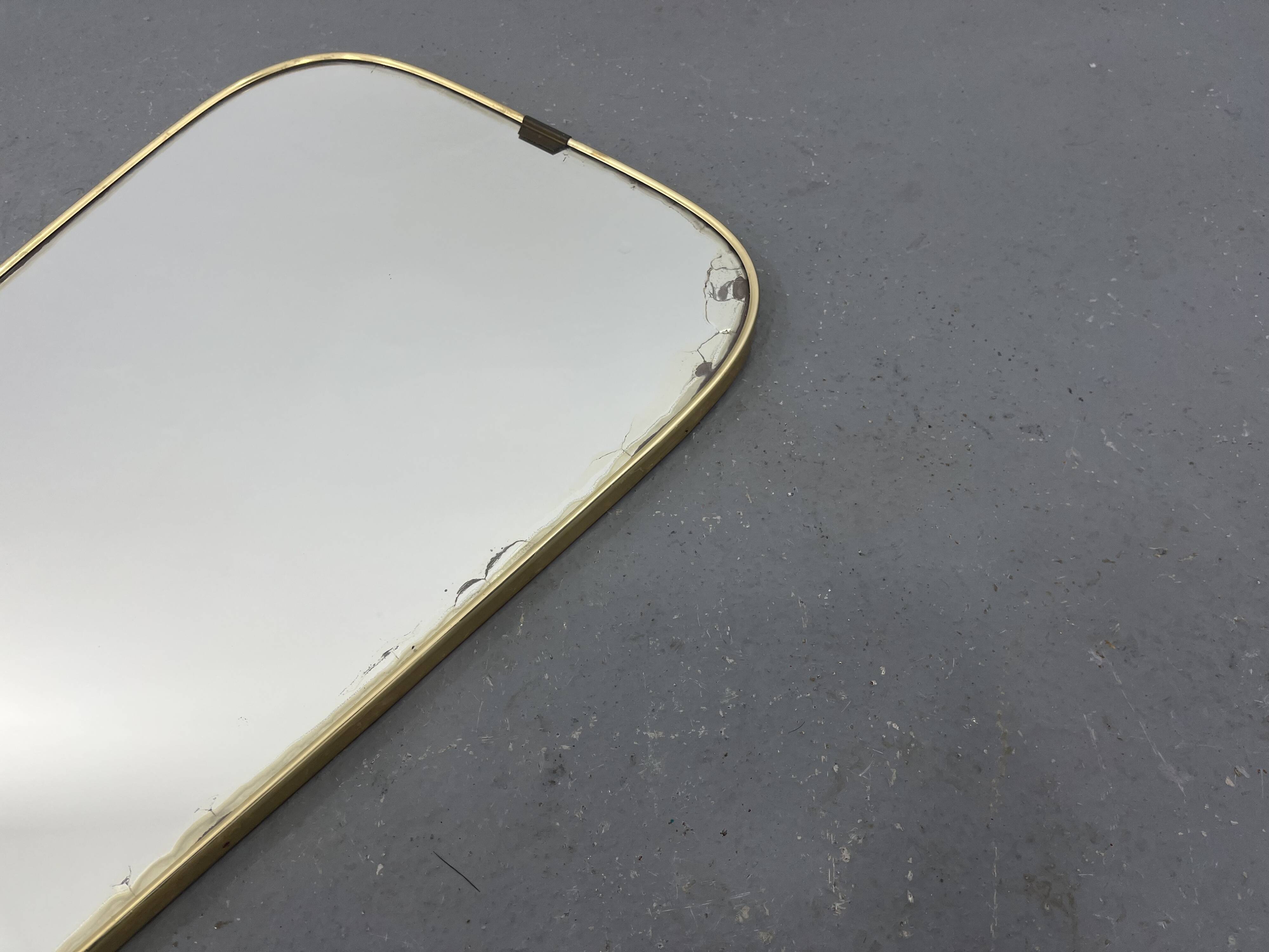 Rockabilly mirror 1970s 39x70cm