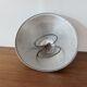 Blue aluminum mushroom clip lamp from the 50s and 60s