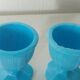 2 opaline fair egg cups