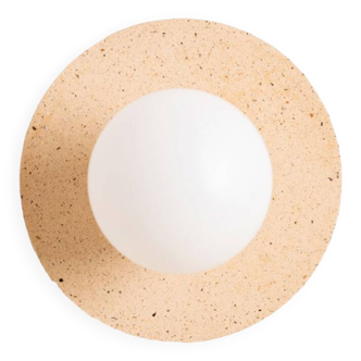 ALBA wall light in beige concrete