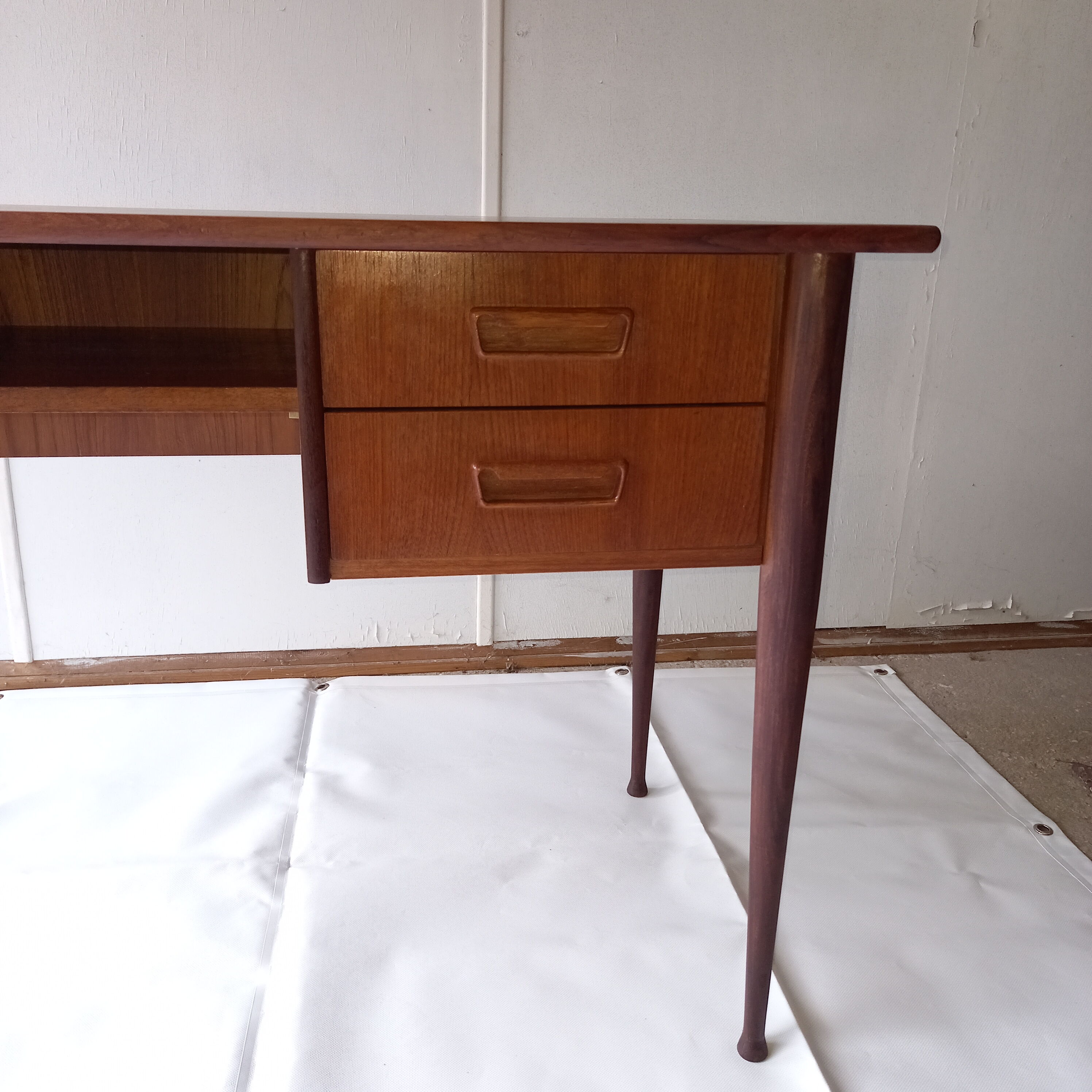 Scandinavian teak office 60s