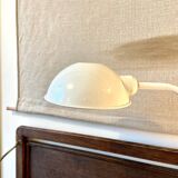 White metal desk lamp