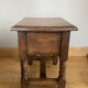 Chest bedside twentieth century solid oak pegged base spacer