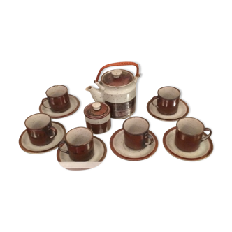 Tea service in sandstone 6 cups