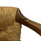 Art Deco chair minimalist oak wicker minimalist design