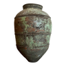 Large old green jar