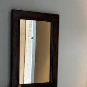 Vintage wooden mirror – moulded frame – 1950s/60s