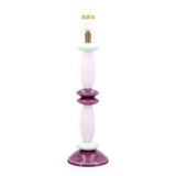 Ceramic column lamp pastel tones, 90s