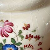 VINTAGE Ceramic Lamp with Wooden Base