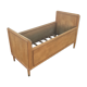 Lit bébé scandinave bois pieds compas