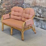 Italian wicker sofa