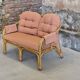 Italian wicker sofa