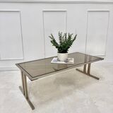 Table basse verre fumé
