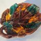 Vintage enamelled ceramic plate Vallauris