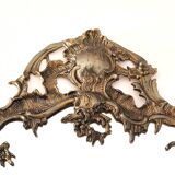 French bronze cornucopia mirror, first half of the 20th century.