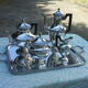 Service the cafe metal argente boulenger