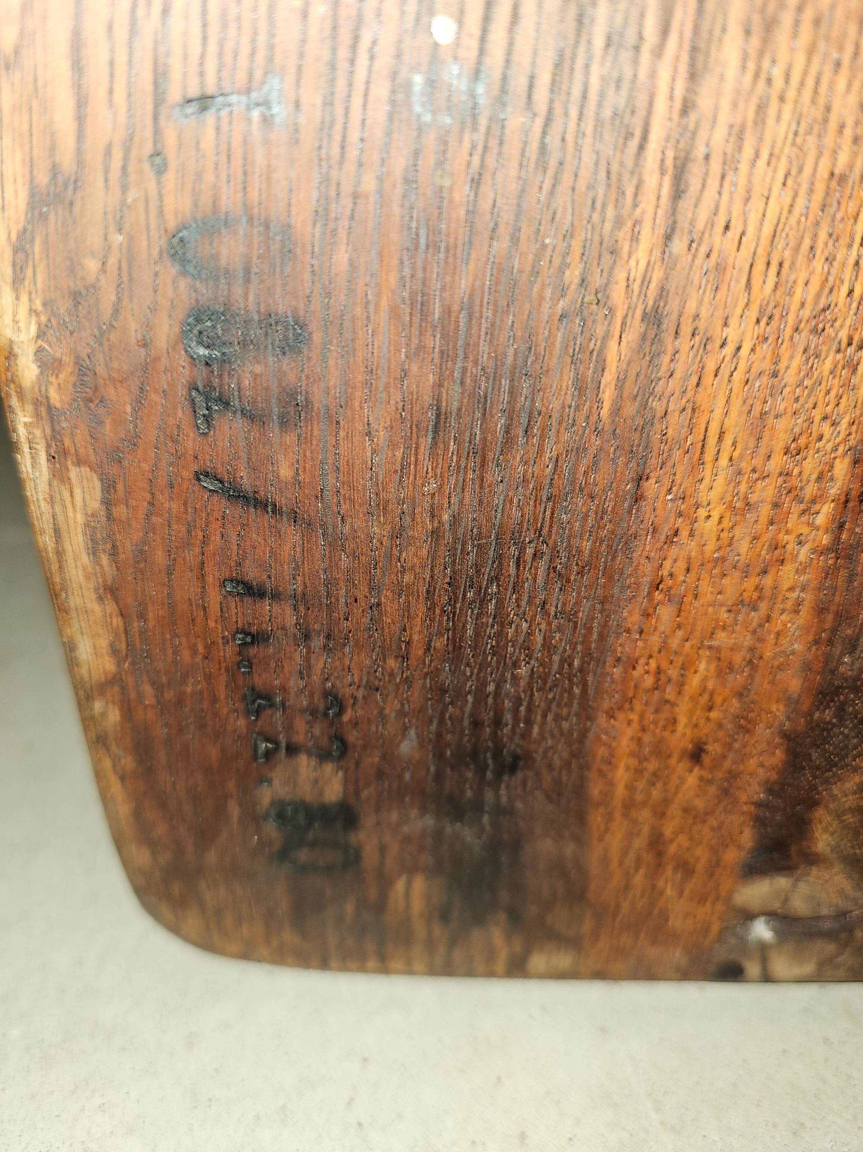 Mobichalet kitchen table/island in solid oak, Belgium, 1950s