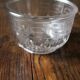 Bowl glass chiseled glass diversion