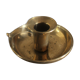 Cave rat brass candle holder