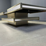 Vintage coffee table by Willy Rizzo for Mario Sabot, 1970s