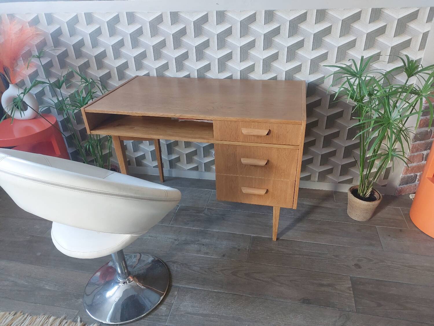 Vintage Scandinavian style desk