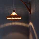 1960s Wall Wooden Lamp by Pokrok Zilina, Czechoslovakia